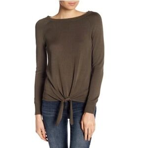 14th & Union Tie Front Sweater